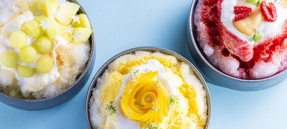 夏を楽しむ “Shaved ice selection”