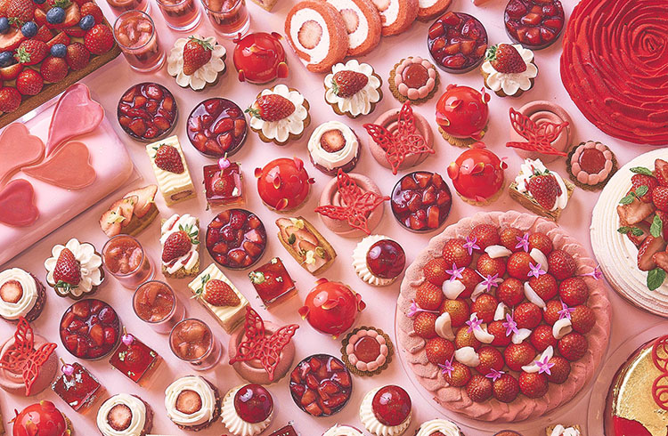 イチゴ尽くしのスイーツビュッフェ 「ストロベリーにメロメロ❤～Strawberry Addict～」