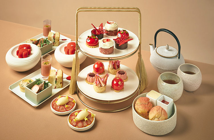 京都産イチゴが紡ぐ甘美なひととき「ストロベリーアフタヌーンティー」