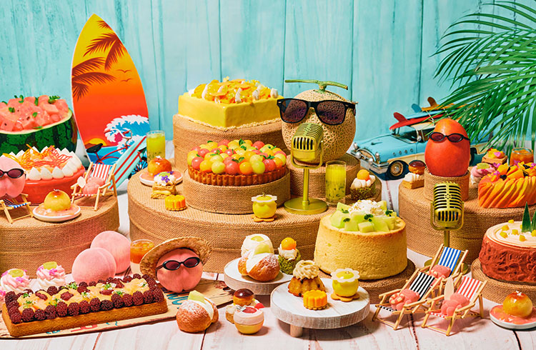 マンゴー、メロン、ピーチがビュッフェラインを席巻！推しフルーツに出会う夏のスイーツビュッフェ「サマーフルーツアイドル」開催