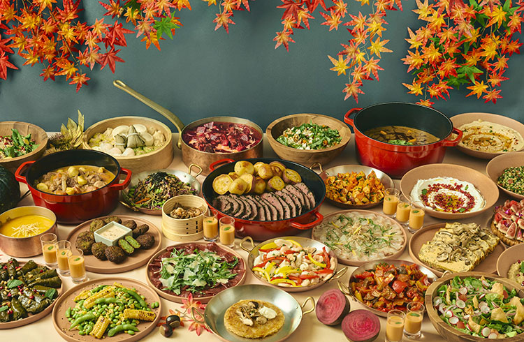 秋のごちそうが勢ぞろい、実りの季節を味わい尽くす オータムランチ＆ディナービュッフェ ～Autumn Favorites ～Freshly Handcrafted～
